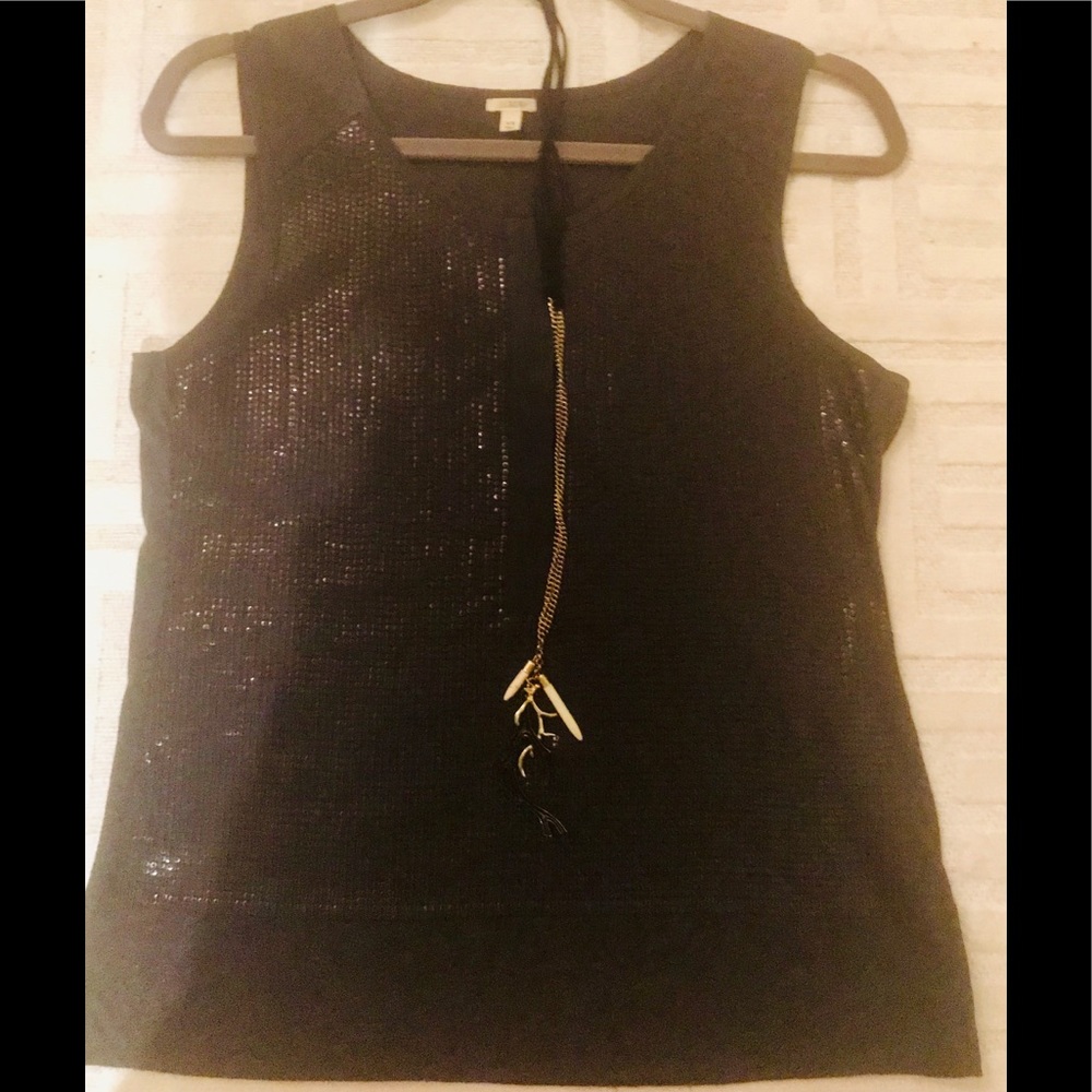 J. Crew elegance & comfort sleeveless tunic XS.